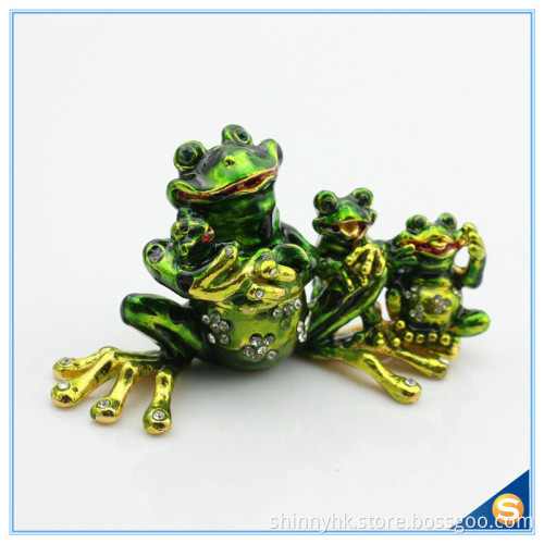 Hot Sale Lovely Frog Trinket Box Fashion Jewelry Box For Family's Gift SCJ808